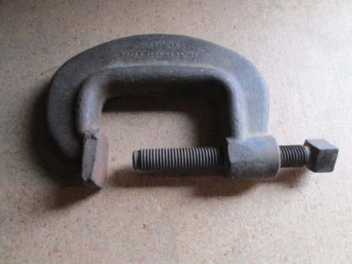 J.H. WILLIAMS DROP FORGED NO. 4 VULCAN HEAVY SERVICE C CLAMP DROP FORGED WELDING