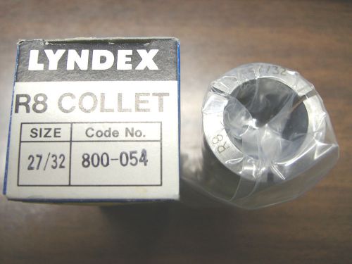 LYNDEX 27/32&#034; R8 Collet (Code #800-054)