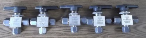 Parker 6z-mb6xpfa-ssp  316ss 3-way tube fitting valves for sale
