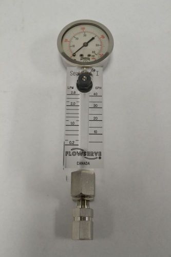 Flowserve ukd03sg1040 durametallic seal gard single 0-40gph flowmeter b244516 for sale