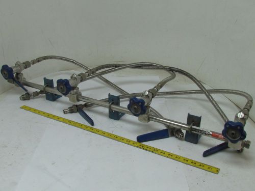 Msrs-1223-sa 658774 4 station valve stainless steel manifold flex hose w/cga-580 for sale