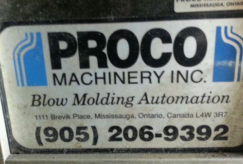 Proco Machinery Inc. Blow Moulding Automation Leak Detector PLT2-1LC PCS-BC-96