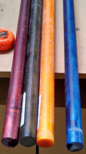 1-1/8 diameter Cast Acrylic Rods(Duck Calls) Pearl Colors