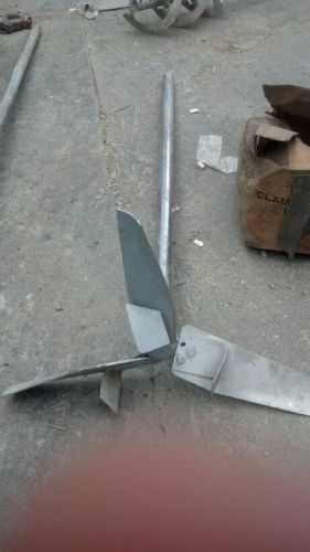 Stainless steel agitator 6&#039; long - 2&#034; shaft for sale