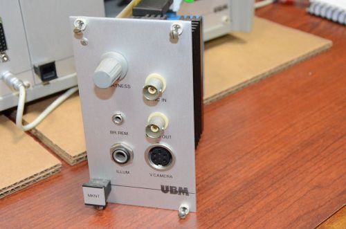 UBM Inspection Module UBC14 UBC-14 MKNT Video Camera 93A809208A G3A90G208A
