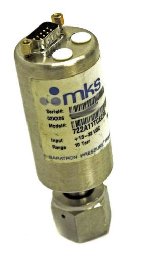 Mks 722a baratron pressure transducer manometer 0-10vdc 10 torr 722a11tce2fa for sale