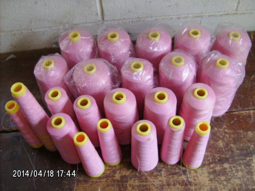 lot of A&amp;E Wildcat Plus Tex-24 pink thread 16 pounds