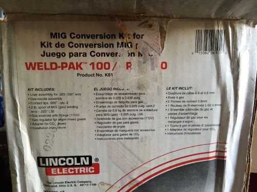 LINCOLN MIG CONVERSION KIT K610-1 120V M16775-15 WELD-PAK 100