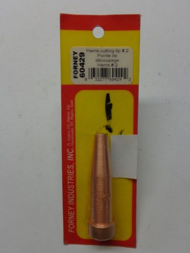 Forney 60429 cutting tip, medium duty, harris style oxygen acetylene, size 2 new for sale