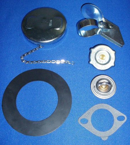 Lot lincoln sa 200 sa- 250 welder fuel radiator weather cap neck seal thermostat for sale