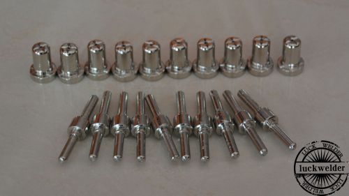 20pcs LG-40 PT-31 Air Plasma Cutting Extended Nickel-plated Tip Electrode CUT-40