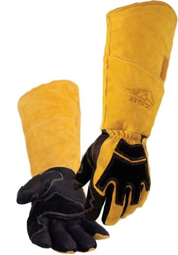 Revco BSX BS99 Grain Pigskin/Cowhide Stick Welding Gloves, X-Long Cuff, X-Large