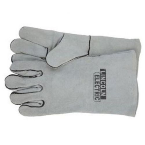 NEW Lincoln Electric KH641 Leather Welding Gloves  One Size  Grey