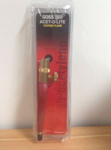 Goss aa-1 acet-o-lite feather flame torch handles for sale