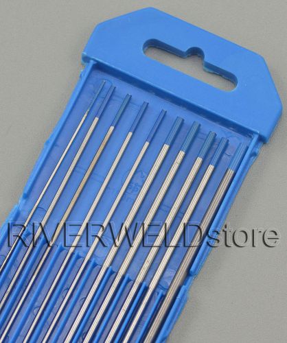 2% lanthanated wl20 tig tungsten electrode assorted size .040-1/16-3/32-1/8,10pk for sale