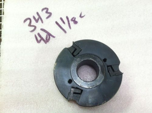 1-1/4 bore 1-1/8 cut 4 dia carbide insert 343 Shaper cutter straight rabbet dado
