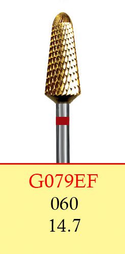 Dental Lab Carbide Cutters-HP Shank (44.5 mm)-G079EF/060(8320)-Cross Cut(2 Burs)