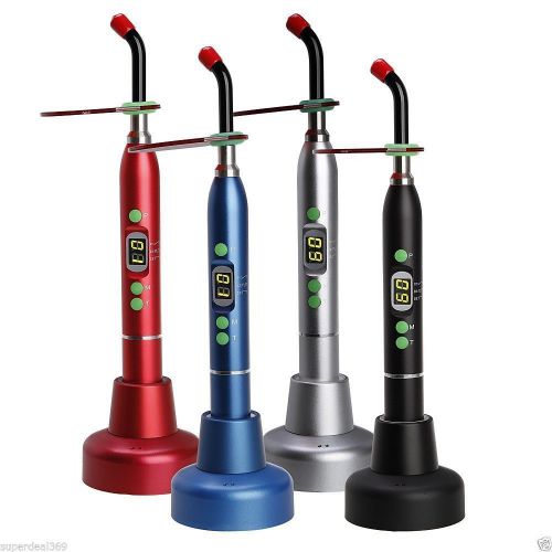 Dental Wireless Cordless  Curing Light Lamp 4 Colors D2 Free SHIPPING