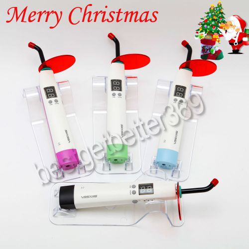 Chrirstmas! Dental Cordless LED Curing Light Lamp Wireless Tip Guide 1600mw/cm2