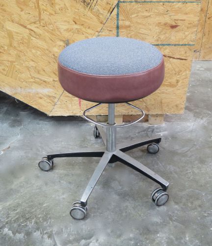 Chayes-Virginia Cloth Dental Operator&#039;s / Doctor Stool /Chayes-VA Dr. Chair