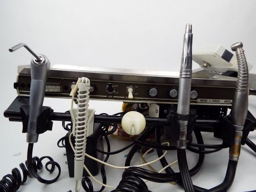 Adec 4005 mini-trol dental delivery w/ 2 handpieces &amp; 2 handpiece connections for sale