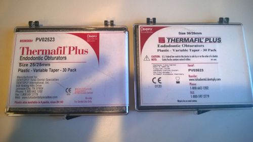 2 pacts of thermafil plus endodontic obturators