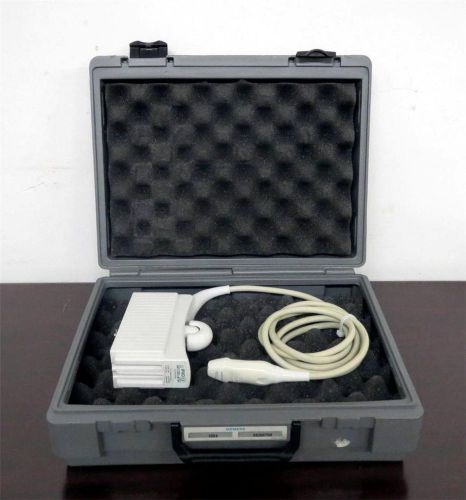 Siemens acuson 7v3c transducer ultrasound probe with hard case sequoia warranty for sale