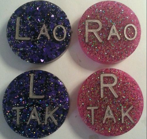 Unique Radiology Custom Shimmering Round Xray Markers includes Adhesive