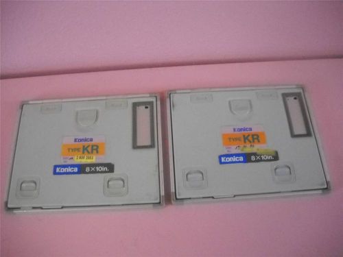 2 konica minolta x-ray cassettes kr 8&#034;x10&#034; for sale