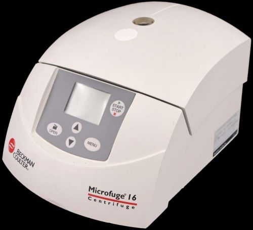 Beckman coulter microfuge-16 compact centrifuge w/fx241.5p 14800-rpm rotor for sale