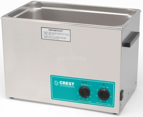 NEW ! CREST CP2600HT 7 Gal Ultrasonic Cleaner, Heat+Timer+Cover 19.5”x11.75”x8”