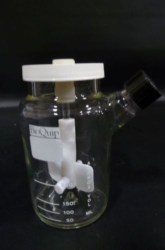 Bioquip spinner flask bioreactors 250ml lab glassware single sidearm for sale