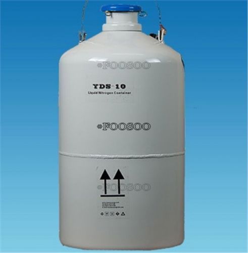 L 10 LIQUID TANK CRYOGENIC LN2 STRAPS NITROGEN CONTAINER WITH