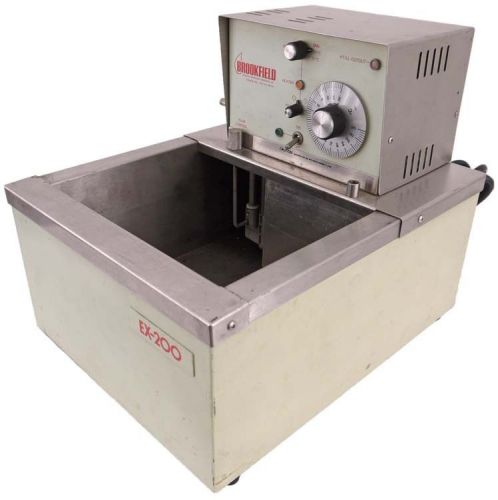 Brookfield neslab ex-200 lab temperature controlled circulating heat water bath for sale