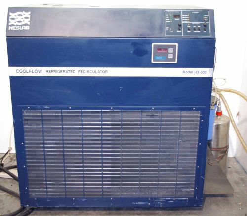 Neslab hx-500 coolflow air cooled refrigerated recirculating chiller ++ for sale