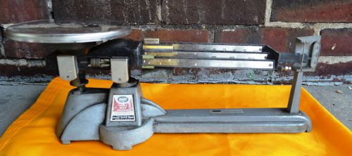 Reclaimed Vintage Ohaus Triple Beam Scale. 5 lb, 2 oz Capacity.