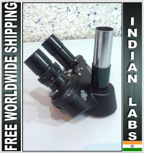 Universal trinocular microscope head - zero light loss- all coated optics for sale