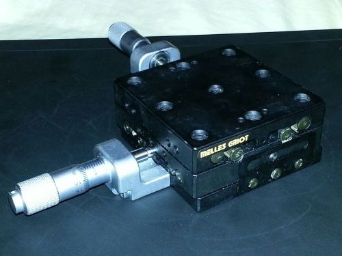 Used - Melles Griot XY Translating Mount  Stage w/ Micrometer