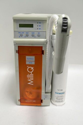 MILLIPORE ZMQS6VFT1 MILLI-Q SYNTHESIS A10 WATER PURIFICATION SYSTEM 120V B225828