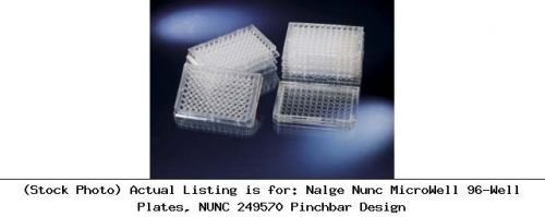 Nalge Nunc MicroWell 96-Well Plates, NUNC 249570 Pinchbar Design