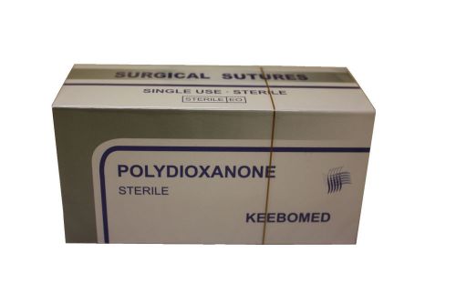 Veterinary sutures pds pdo polydioxanone 4/0 absorbable 16mm round bodied deal for sale