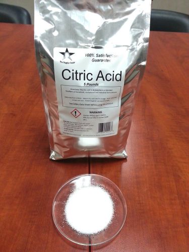 Citric Acid USP/Food Grade Organic 2.5 Lb Pack w/ FREE SHIPPING!