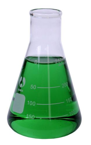 Borosilicate bomex erlenmeyer flask: 250ml for sale