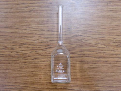 Kimax Glass Science Lab 500 mL Square Flask No. 28000