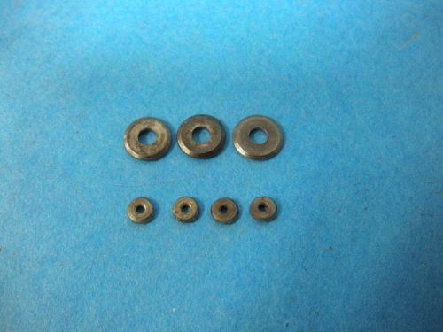 Vintage Lab Glass Tube Cutting Wheels 9mm, 4mm Lot of 7