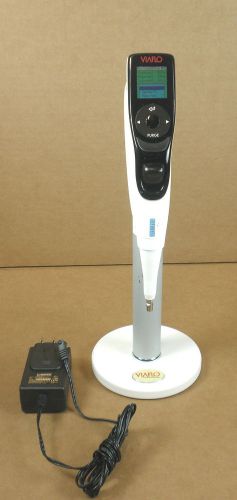 Viaflo electronic pipette 4014, single channel 50-1250ul w/ stand &amp; charger for sale