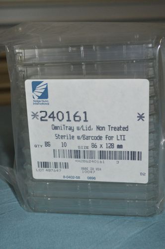 Nunc OmniTray, 8mm 6x 128mmPetri Dish, Non-Treated, Sterile with Barcode