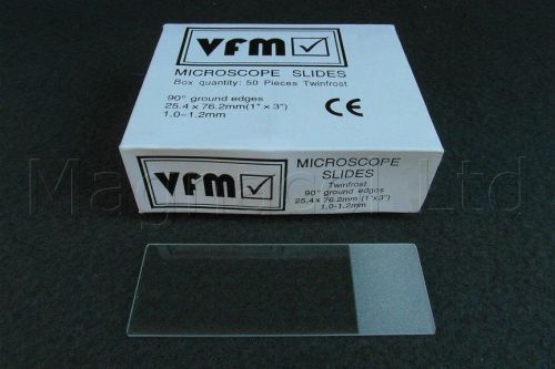 Microscope Slides: Frosted end (Pack of 100)