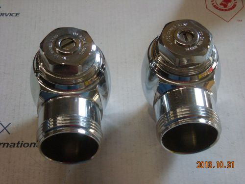 SLOAN VALVE CO. CONTROL STOP SERIES H-700 LOT OF TWO 2