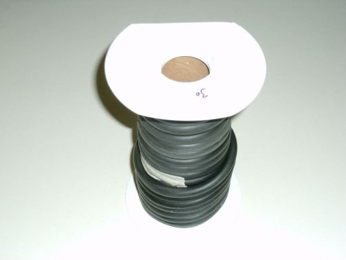 30ft. BLACK RUBBER SURGICAL LATEX TUBING 1/4&#034; ID 3/8 OD 1/16&#034; WALL